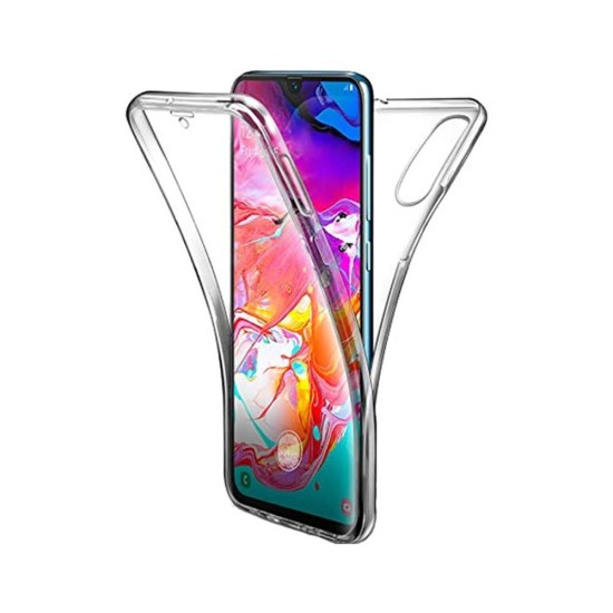 360º Silicon Case for Samsung Galaxy A70 Transparent